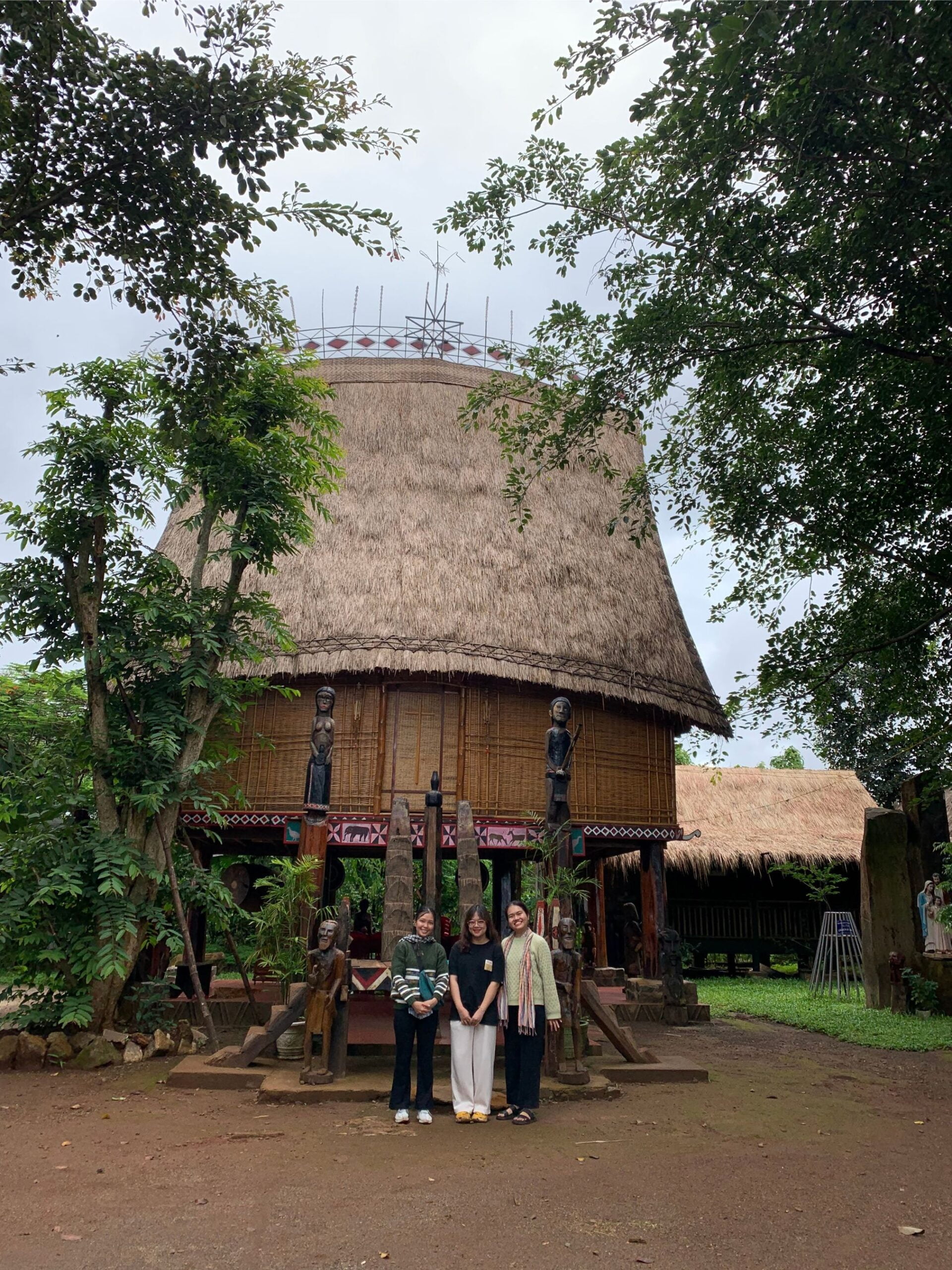 Nhà Nguyện của người Jrai tại làng Bồ